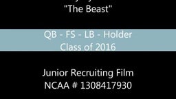 Zachary Ryan Holm Junior Year Recruit Video