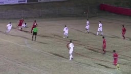 Volleykick vs. Catholic goal from 22 yds out.