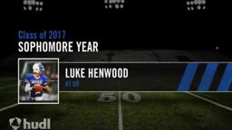 Luke Henwood Sophomore Year