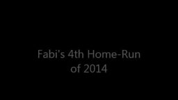 Fabi 4th Home Run of 2014