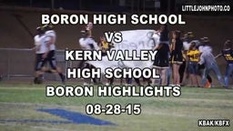 Boron (CA) Highlights vs Kern Valley (CA)
