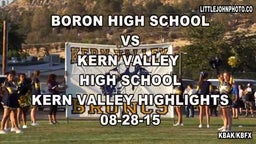 Kern Valley (CA) Highlights vs Boron (CA)
