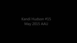 Kandi Hudson #15 AAU basketball 2015