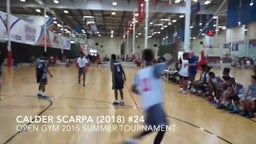 Calder Scarpa (2018) #24 Basketball Highlights Summer 2015