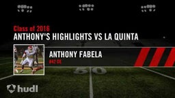 PD vs LQ Anthony's Highlights 2015