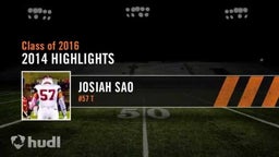 Josiah Sa'o 2014 Highlights