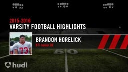 Brandon Horelick Highlights 2015-2016