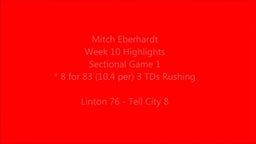 Mitch Eberhardt Week 10 Sectional G1 Linton vs Tell City