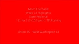 Mitch Eberhardt Week 13 State Regionals