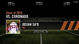 Josiah Sa'o Highlight vs. Coronado