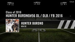 Hunter Burdno #56 Class of 2016