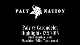 Paly Highlights vs Carondolet