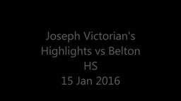 Joseph Victorian's Highlights VS. Belton High School
