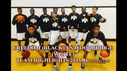 Freedom(Black) Woodbridge (white) gm 1 Freedom hs 2015-16 Team highlights for this game