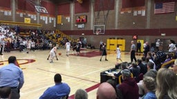 Michael Stockbridge #5 - Hits the 3 After Team Fights to Score Against Columbia River