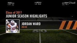 Jordan Ward Junior Season Football Highlights