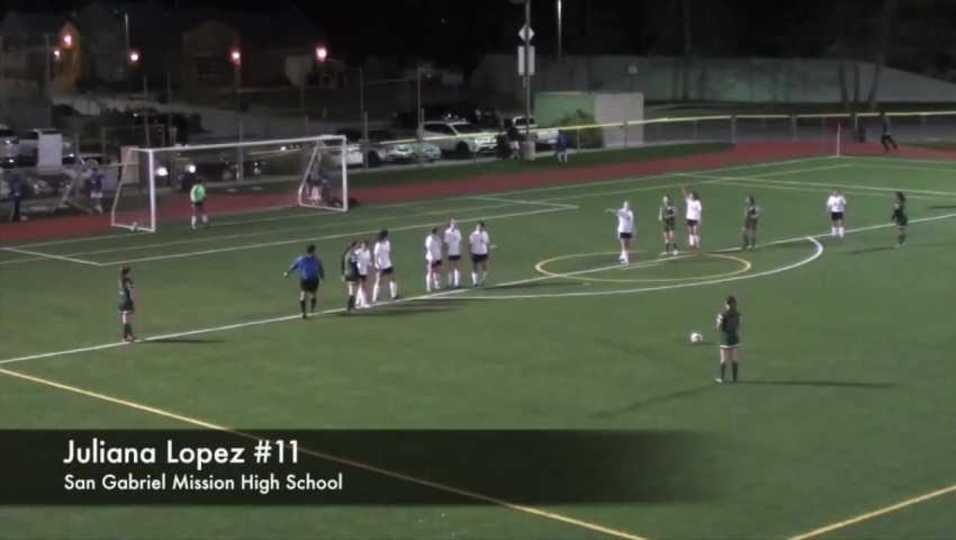 Juliana Lopez - Free Kick Smash - SGMHS