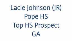 Pope (GA) - Lacie Johnson in Action