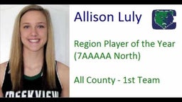 Allison Luly - Junior Highlights