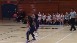 Madison Varsity basketball 3 pointer