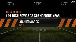 #24 Josh Edwards Sophomore