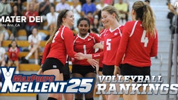 Xcellent 25 Volleyball Rankings presented by the Army National Guard: Sept 7th