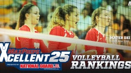Xcellent 25 Girls Volleyball Rankings presented by the Army National Guard: Sept 21st