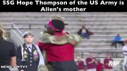 Military Mom Surprises Son on Senior Night