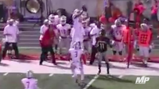 Hillcrest (AL) knows a little bit about teamwork, and they show it here in this incredible team interception.