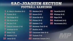 Sac-Joaquin Section Football Rankings - Nov. 1st