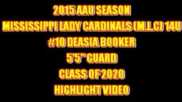 M.L.C. #10 DeAsia Booker 5'5" 2020 Guard Highlight Video