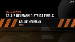 Callie Neumann District Finals