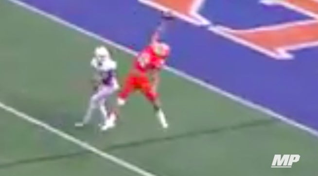Standing at 6'8", Adam West of San Angelo Central (TX) reeled in one of the most insane catches of the season. The play is breaking the Internet! Courtesy: SA Central Football