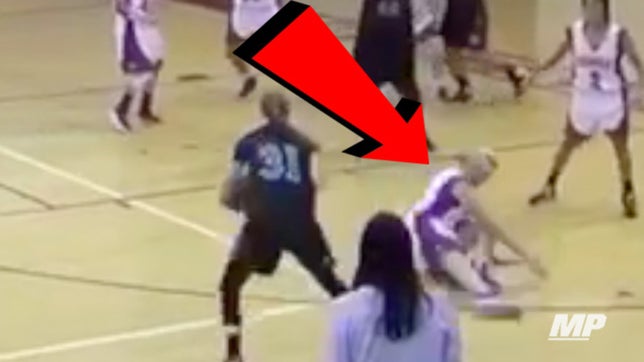 Bella Thibaudeau of Highland (AZ) drops a defender with a devastating step back dribble move and swishes a three-pointer to finish it off. Courtesy: AZ Finest Mixtapes