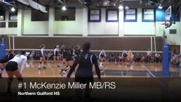 McKenzie Miller Junior MB/RS @ Northern Guilford HS