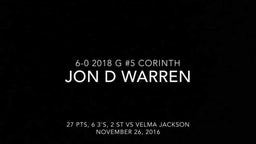 Jon D Warren Highlights