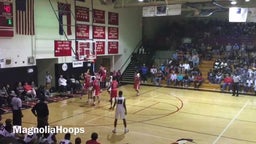 Ladarius Marshall breaks a light on the dunk