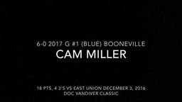 Cam Miller Highlights vs East Union