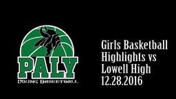 Paly Highlights vs Lowell