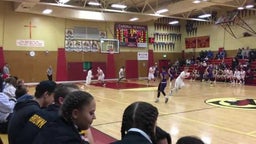 Cardinal Neman vs Ukiah. Damian Wallace 3 pointer