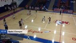 Clawges 3 Steals Versus John Marshall