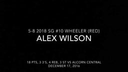 Alex Wilson Highlights vs Alcorn Central