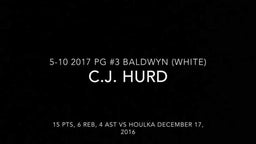 C.J. Hurd Highlights vs Houlka