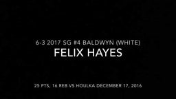 Felix Hayes Highlights vs Houlka