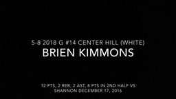 Brien Kimmons Highlights vs Shannon