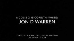 Jon D Warren Highlights vs Ashland