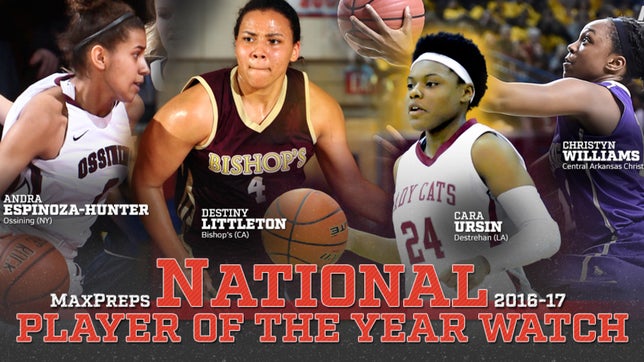 Myckena Guerrero takes a look at this season's girls in the running for the MaxPreps National Girls Basketball Player of the Year.