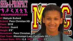 #2 Maliyah Bullard 5'5" 2018 Guard S-A-P Highlights 2016-17 High School Basketball Season