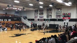 Bruce Guy Jr's Left Hand Dunk - Houston vs Collierville 2-10-17