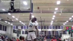 Ohio forward jams one home all over defender